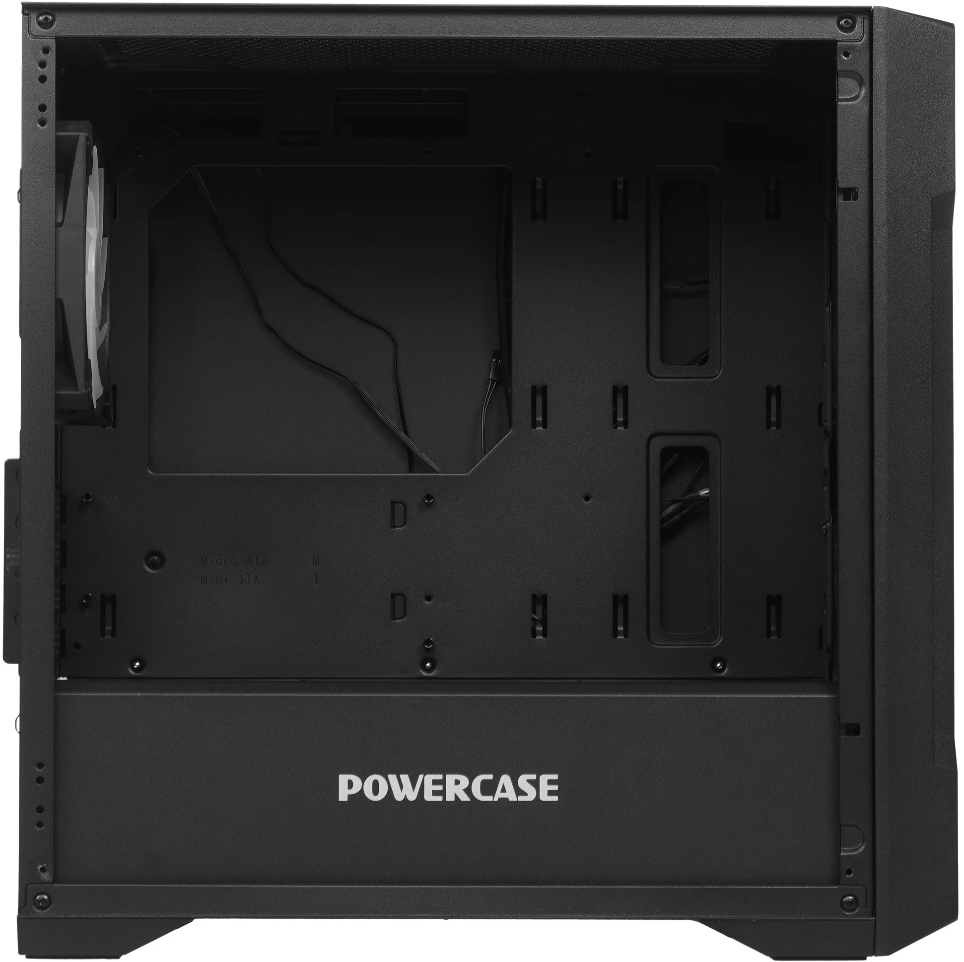 Корпус Powercase Mistral Micro X3B ARGB (CMMXB-A3) (без БП, mATX, USB3.0, 3x ARGB Fan, black)