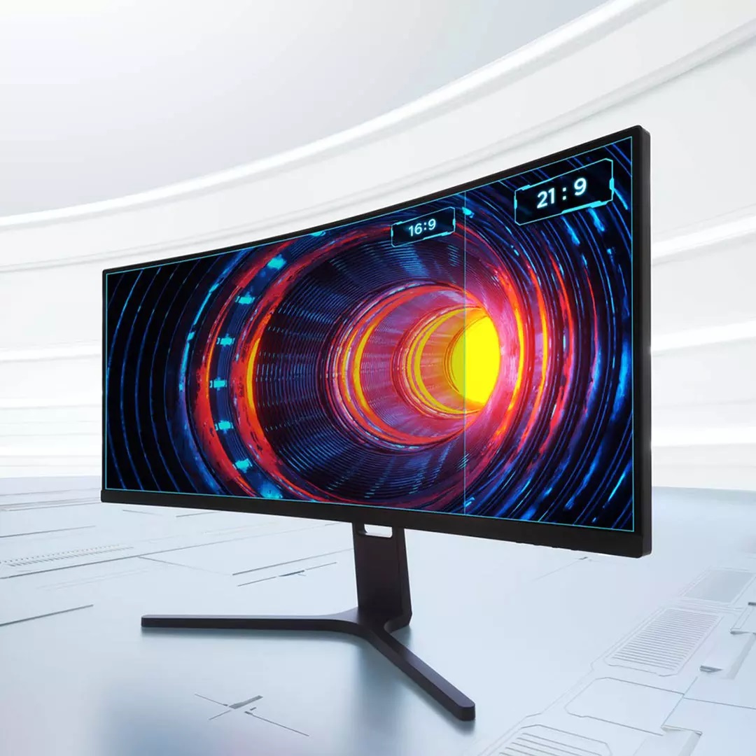 Монитор Xiaomi 30" Curved Gaming Monitor black (2560x1080, 200Hz, 21:9, 1 000 000:1, 178°/178°, 4ms (GTG), 300cd/m2, VA, выход на наушники, DP, HDMI)