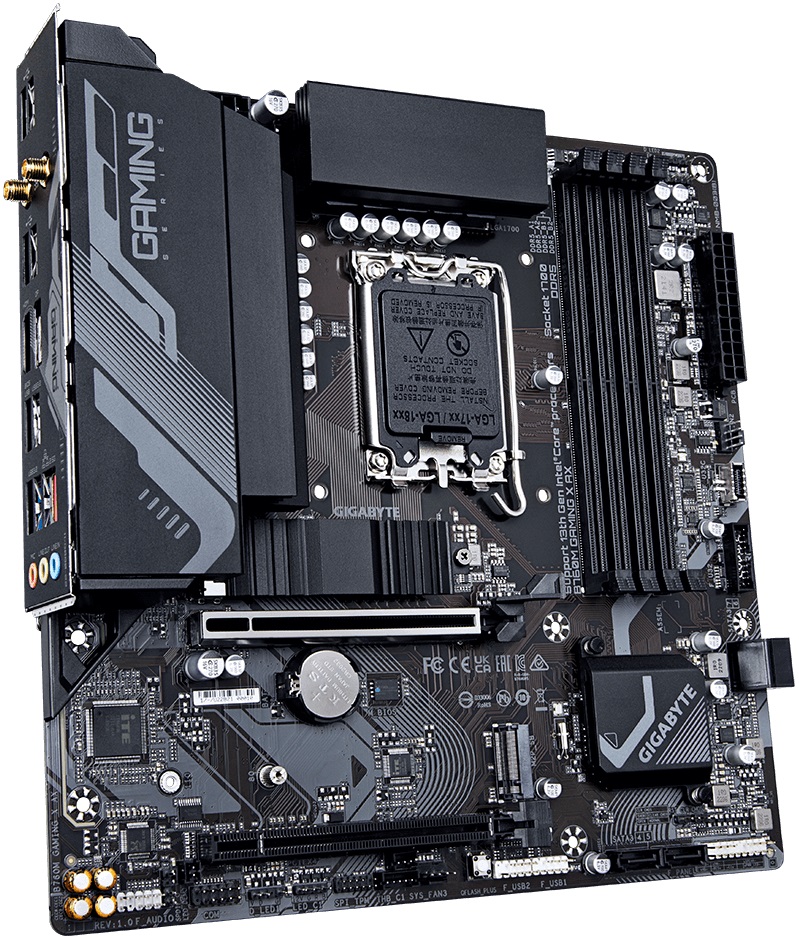 Материнская плата Gigabyte B760M GAMING X AX (s1700, DDR5, mATX) RTL