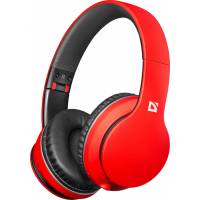 Гарнитура Defender FreeMotion B580 (полноразмерная закрытая, беспроводная, Bluetooth 5.0, с микрофоном, до 8 часов работы от батареи, складная, soft-touch, red)