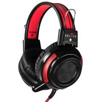 Наушники Oklick ARMAGEDDON HS-G300 (полноразмерные закрытые, с микрофоном, регулятор, игровые, 2.3m, black-red)