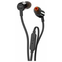 Наушники JBL TUNE 210 (затычки, для мобильных устройств, с микрофоном, 1.2m, black)