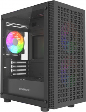 Корпус Powercase Mistral Micro EM18 (CMMEM18B-A3) (без БП, mATX, USB3.0, 3x ARGB Fan, black)