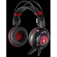 Наушники A4Tech Bloody G300 (полноразмерные закрытые, c микрофоном, игровые, 1.8m, подсветка, black-red)