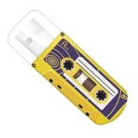 Флеш накопитель USB 2.0 32Gb Verbatim Store n Go Mini Cassette Edition (49393, yellow)