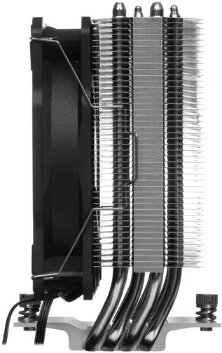 Вентилятор ARDOR WINDSTORM Z4 (1150/1151/1155/1156/1200/1700/AM4/AM5, 120mm, Al, Hydro, 800-1600rpm, <24dBa, 4 тепловые трубки, DTH, 4pin, PWM, ARGB LED, 140W, black) RTL
