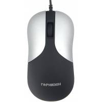 Мышь Гарнизон GM-215 (USB, optical, 1600dpi, 1.5m, soft-touch, black)