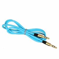 Кабель аудио джек 3.5 - джек 3.5, 1m (blue)