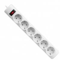 Сетевой фильтр Defender DFS 155 (6 розеток, 5 метров, white) RTL