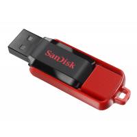 Флеш накопитель USB 2.0 32Gb SanDisk Cruzer Switch (SDCZ52-032G-B35, black-red)