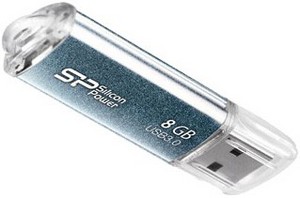 Флеш накопитель USB 3.0 8Gb Silicon Power Marvel M01 blue