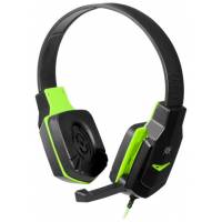 Наушники Defender Warhead G-320 (накладные закрытые, с микрофоном, 1.8m, промо-код "War Thunder", black-green)