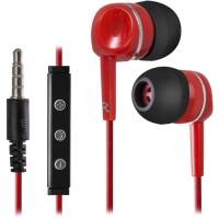 Наушники Defender Pulse 454 (затычки, для мобильных устройств, с микрофоном, 1.2m, red-black)