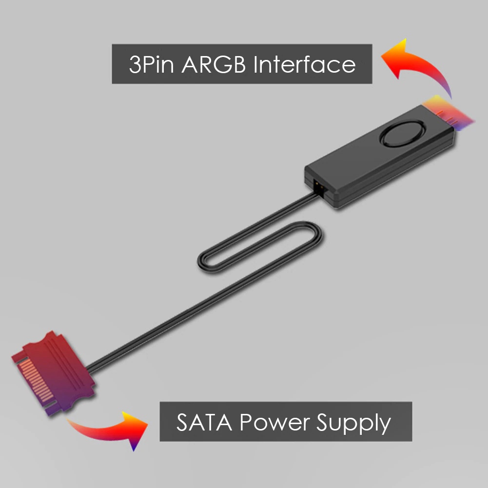 Контроллер ARGB (SATA, 5V, black)
