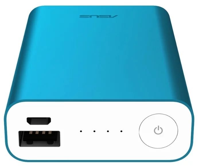 Внешний аккумулятор ASUS ZenPower ABTU005 (литий-ионный, 10050mAh, USB - 2.4A max, вход 2A, blue)