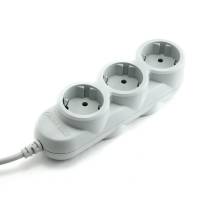 Сетевой удлинитель КУБ (Powercube PC-Y-2-05-3, 3 + 2 розетки комби, 3 метра, 10A, серый) OEM