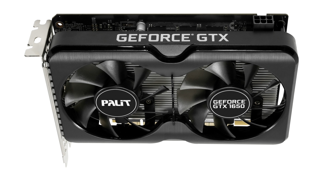 Видеокарта Palit GF GTX1650 GAMING PRO OC 4Gb (128bit, GDDR6, 2xDP+HDMI) RTL
