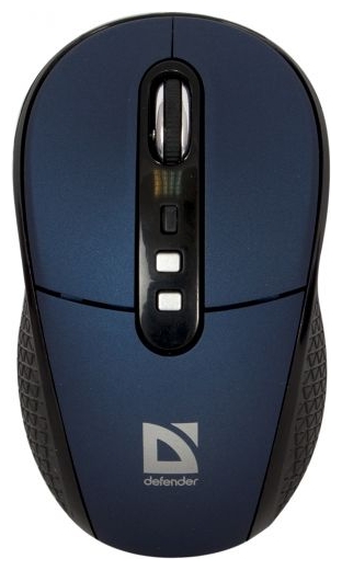 Мышь беспроводная Defender Teana 335 Nano (black-blue, 2000dpi)