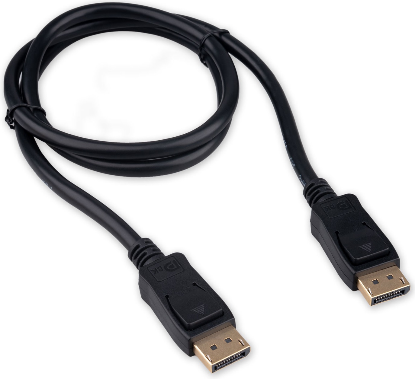 Кабель DisplayPort (m) - DisplayPort (m) 1.0m (CC-DP8K-1M, 8K, ver.1.4, медь, с позолоченными контактами, экранированный, black) Cablexpert