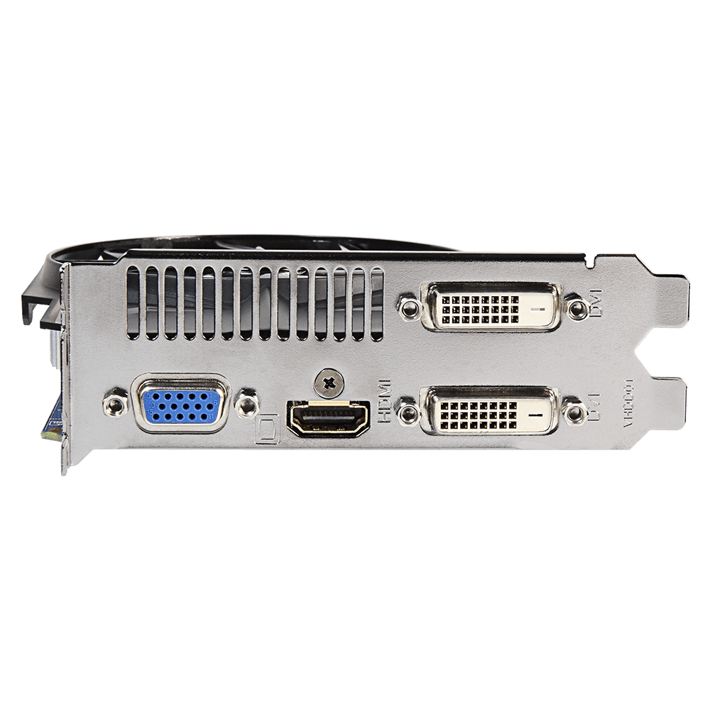 Видеокарта Gigabyte GF GT740 2048Mb (GV-N740D5OC-2GI, 128bit, GDDR5, 2xDVI+HDMI+CRT) RTL