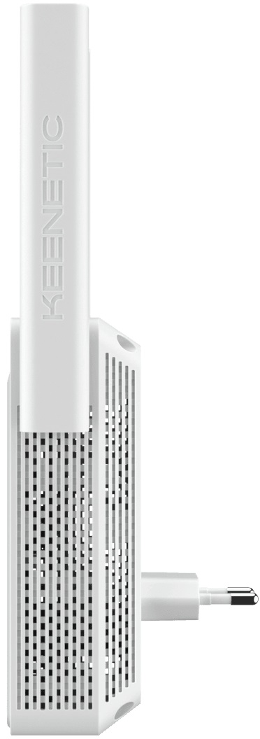 Усилитель беспроводного сигнала Keenetic Buddy 4 (KN-3210) (300Mbps, 2.4GHz, 1port, 100Mbps, 2 внешние антенны 3dBi, white-grey)
