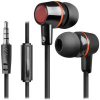 Наушники Defender Pulse 428 (затычки, для мобильных устройств, с микрофоном, 1.1m, black-red)