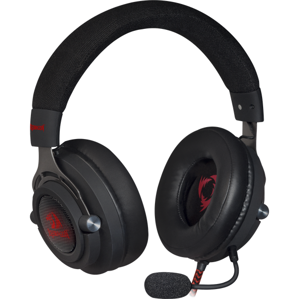 Наушники Redragon ASPIS (полноразмерные закрытые, c микрофоном, игровые, 2m, black)