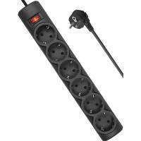 Сетевой фильтр Defender DFS 153 (6 розеток, 3 метра, black) RTL