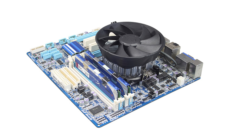 Вентилятор DEEPCOOL GAMMA HUNTER (1150/1151/1155/1156/1200/775/AM2/AM3/AM4/FM1/FM2, 120mm, Al, 1600rpm, 21dBa, 3pin, 95W) RTL