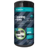 Салфетки Defender (CLN30104 Pro, 110шт., для пластиковых поверхностей, антибактериальные, в тубе)