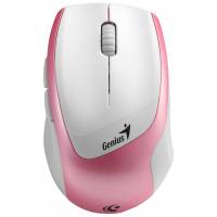 Мышь беспроводная Genius DX-7100 (optical, 1200dpi, AA, white-pink)