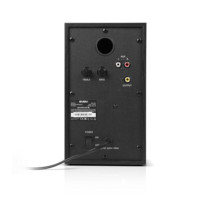 Колонки Sven SPS-615 (20W, Bluetooth, ПДУ, USB, SD, black)