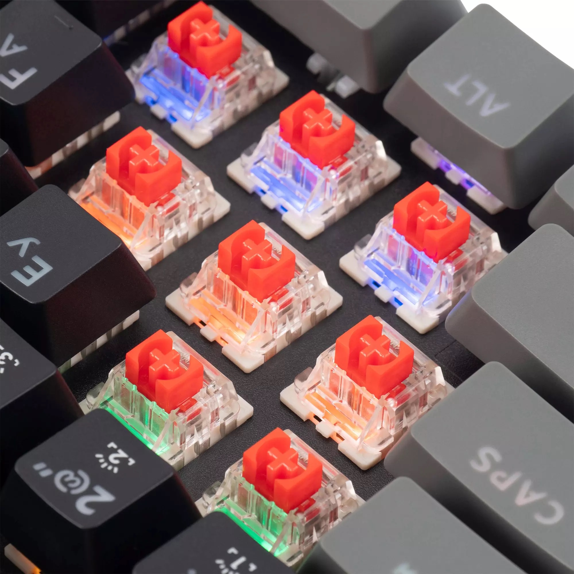 Клавиатура Merlion GMNG GG-KB760X (USB, механическая, RED Switch, регулируемая подсветка, игровая, мультимедийная, Anti-Ghosting, 1.8m, black)