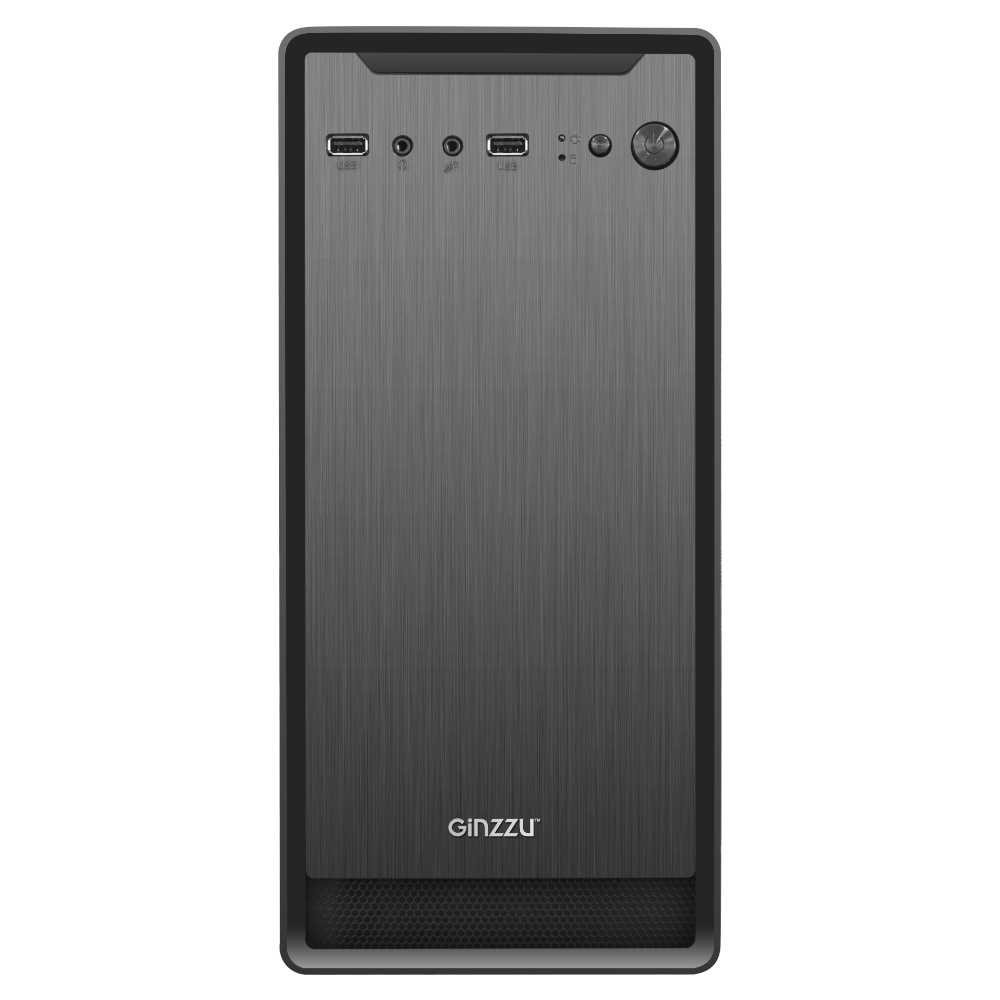 Корпус GINZZU B180 (без БП, mATX, black)