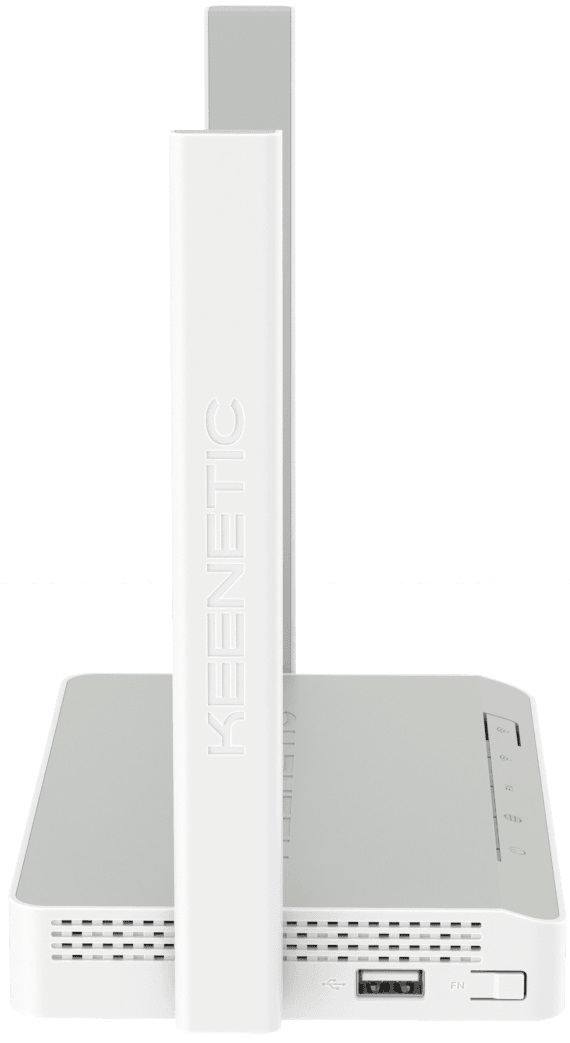 Роутер Keenetic Extra (KN-1713) (300/867Mbps, 2.4/5GHz, 3 port, 100Mbps, 2 внешние несъёмные антенны 5dBi, USB, Mash, USB Printer/FTP Server/3G/4G/LTE, grey-white)