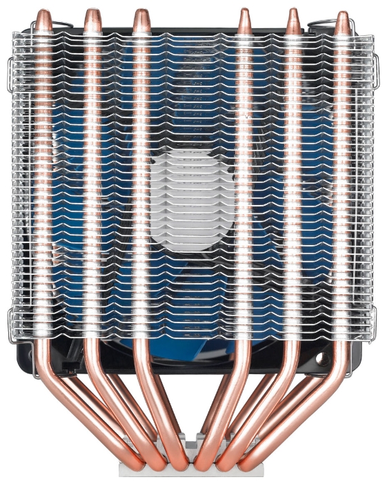 Вентилятор DEEPCOOL NEPTWIN (1150/1151/1155/1156/1366/2011/775/AM2/AM3/FM1/FM2, 2x120mm, Al+Cu, 1500rpm, 30dBa, 6 тепловых трубок, 3+4pin, blue LED, 150W) RTL