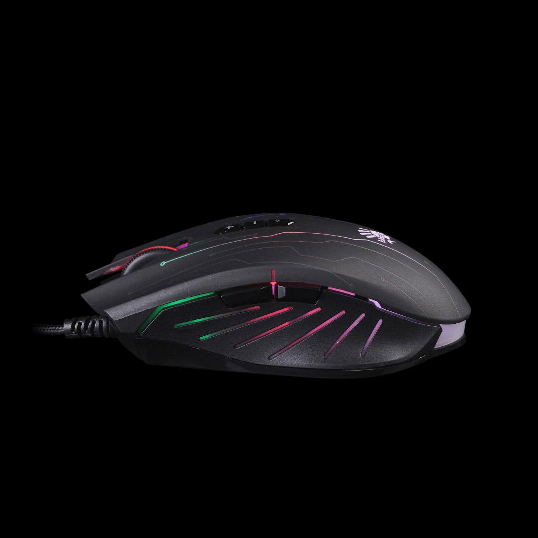 Мышь A4Tech Bloody Q82 (USB, optical, 3200dpi, игровая, подсветка, circuit)