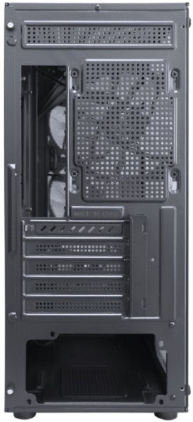 Корпус 1STPLAYER FD3-M (FD3-M-BK-4F1) (без БП, mATX, USB3.0, 4x rainbow LED Fan, black)