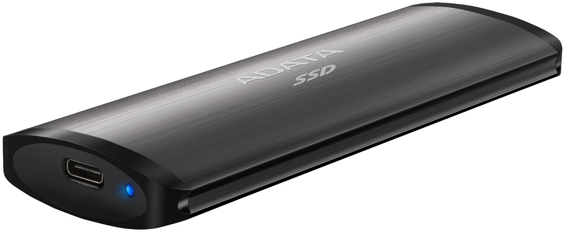 Внешний SSD 512Gb ADATA Super Fast SE760 (ASE760-512GU32G2-CTI, USB3.2 Type-C, 1050Mbs, titanium gray)