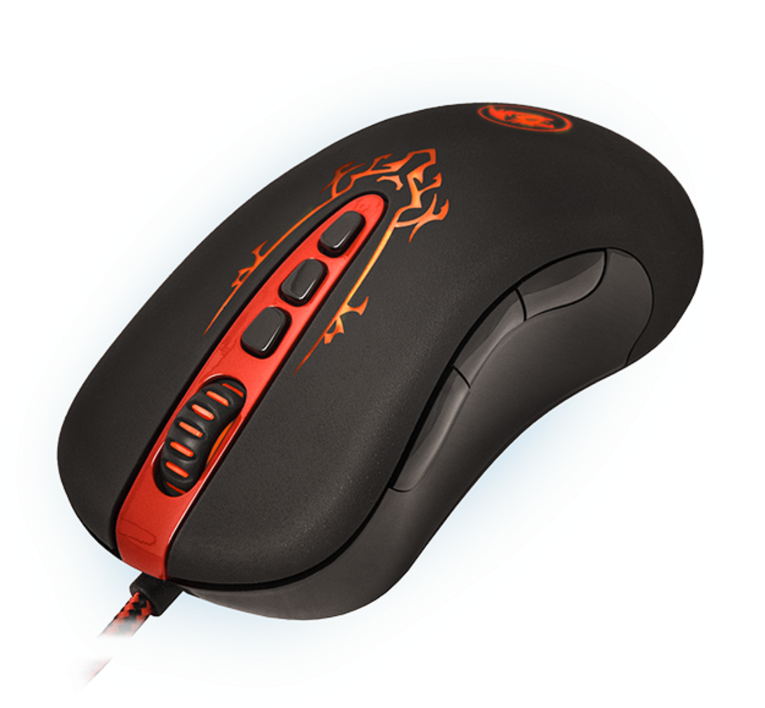 Мышь Redragon ORIGIN (USB, optical, 4000dpi, игровая, black-red)