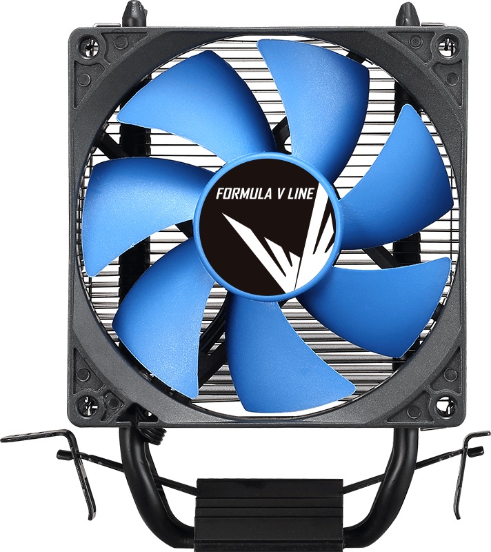 Вентилятор Formula V-LINE ICE BOID 2PSDA (1150/1151/1155/1156/1200/1700/2011/2066/775/FM1/FM2/AM2/AM3/AM4/AM5, 90mm, Al, Hydro, 900-2100rpm, 17-34dBa, 2 тепловые трубки, DTH, 4pin, PWM, 90W, black) RTL