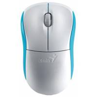 Мышь беспроводная Genius NS-6000 (optical, 1000dpi, 1*AA, white/blue)