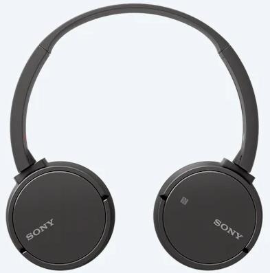 Гарнитура SONY WH-CH500 (накладная закрытая, беспроводная, Bluetooth 4.2, с микрофоном, до 20 часов работы от батареи, black)