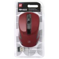 Мышь беспроводная Defender #1 MM-605 (optical, 1600dpi, 2xAAA, black-red)