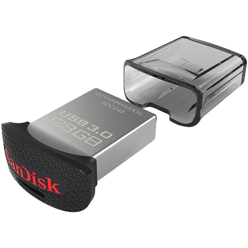 Флеш накопитель USB 3.0 32Gb SanDisk Ultra Fit (SDCZ43-032G-GAM46, 150Mb/s, black)