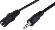 Кабель удлинительный аудио 3.5mm Jack (m) - 3.5mm Jack (f) 2.0m (CCA-423-2M-N, black) Cablexpert