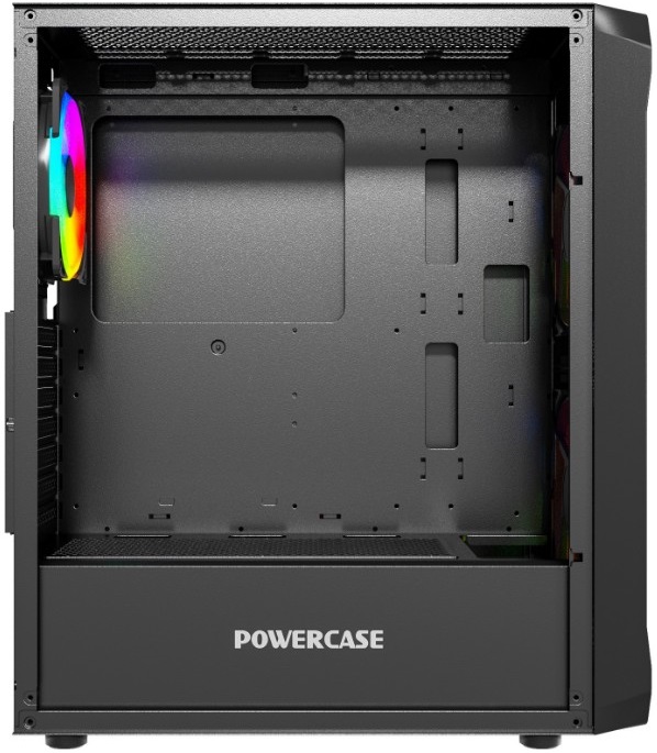 Корпус Powercase Mistral Edge SE (CMSEB-A3) (без БП, ATX, USB3.0, 3x ARGB Fan, black)