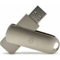 Флеш накопитель USB 3.0 128Gb Digma DRIVE3 (DGFUM128A30SR, 70/50MBs, silver)
