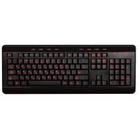 Клавиатура Gembird KBL-007 (USB, красная подсветка символов, black)