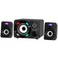 Колонки Defender G11 (11W, USB, Bluetooth v.5.0, MicroSD, USB, FM, MP3, подсветка, black)